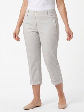 Esprit Light Gray Cropped Capris